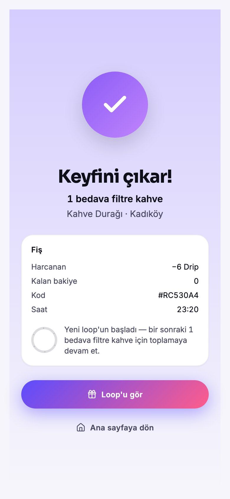 Müşteri, ödül kullanıldı